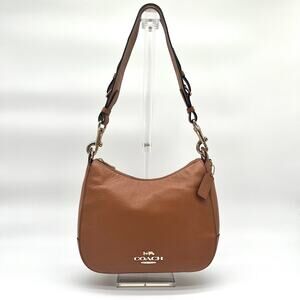 COACH Hobo Leather Shoulder Bag, Brown